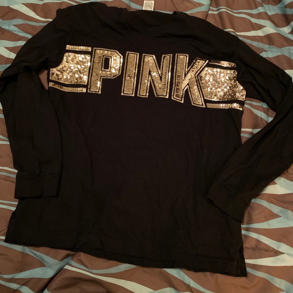 Pink long sleeve tee